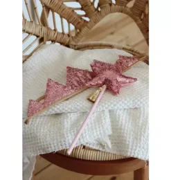 Janie and Jack Kids Accessories|Dress Up-“” Crown and Wand Magic Set pink sequins