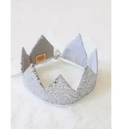 Janie and Jack Kids Accessories|Dress Up-&ldquo;&rdquo; Fairy-tale Crown silver sequins
