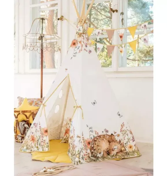 Janie and Jack Bedroom Furniture|Playroom-“” Teepee Tent wildflowers