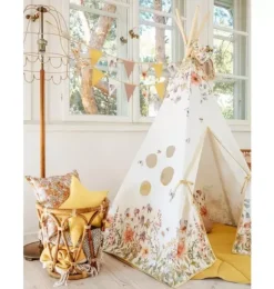 Janie and Jack Bedroom Furniture|Playroom-“” Teepee Tent wildflowers
