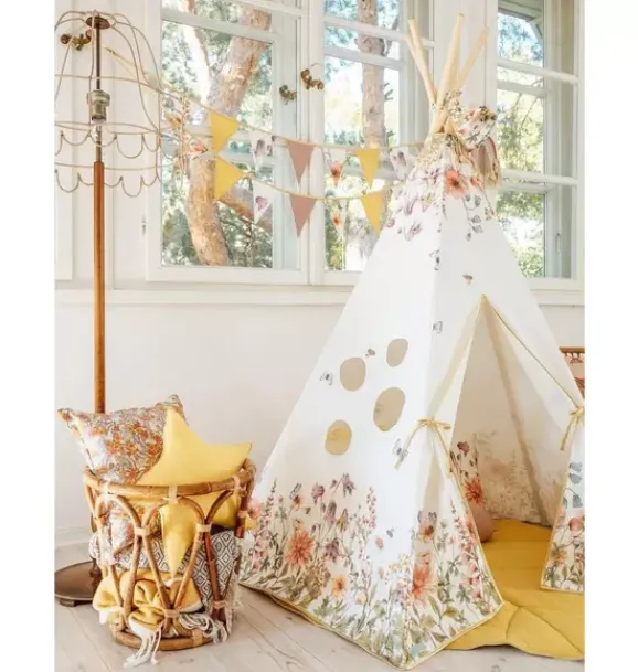 Janie and Jack Bedroom Furniture|Playroom-“” Teepee Tent wildflowers