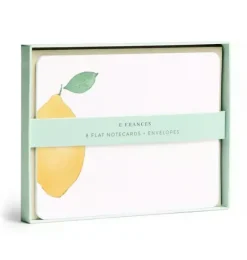 Janie and Jack Stationery-Lemon Flat Notes multi