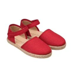 Janie and Jack Kids Shoes|Shoes-Linen Classic Espadrille red