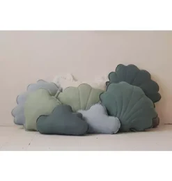 Janie and Jack Decorative Pillows And Throws|Seasonal Décor-Linen &ldquo;&rdquo; Cloud Pillow eye of the sea