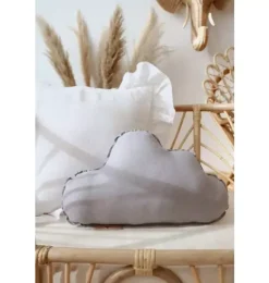 Janie and Jack Decorative Pillows And Throws|Seasonal Décor-Linen &ldquo;&rdquo; Cloud Pillow grey