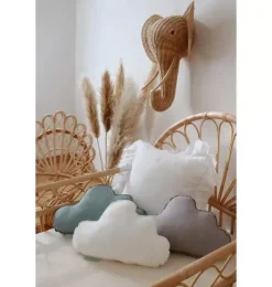 Janie and Jack Decorative Pillows And Throws|Seasonal Décor-Linen &ldquo;&rdquo; Cloud Pillow grey