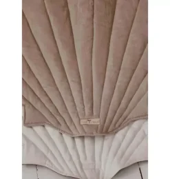 Janie and Jack Rugs-Linen “” Shell Mat powder pink