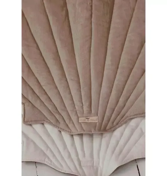 Janie and Jack Rugs-Linen “” Shell Mat powder pink