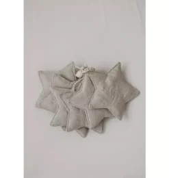 Janie and Jack Seasonal Décor-Linen &ldquo;&rdquo; Garland with Sand Stars sand star dust