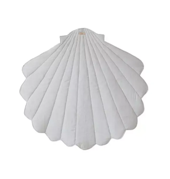 Janie and Jack Rugs-Linen “” Shell Mat sand