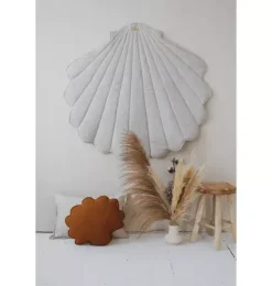 Janie and Jack Rugs-Linen “” Shell Mat sand