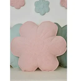 Janie and Jack Decorative Pillows And Throws|Seasonal Décor-Linen "" Flower Pillow light pink lily