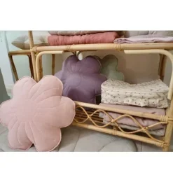 Janie and Jack Decorative Pillows And Throws|Seasonal Décor-Linen "" Flower Pillow light pink lily