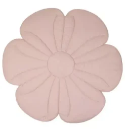 Janie and Jack Rugs-Linen "" Flower Mat powder rose