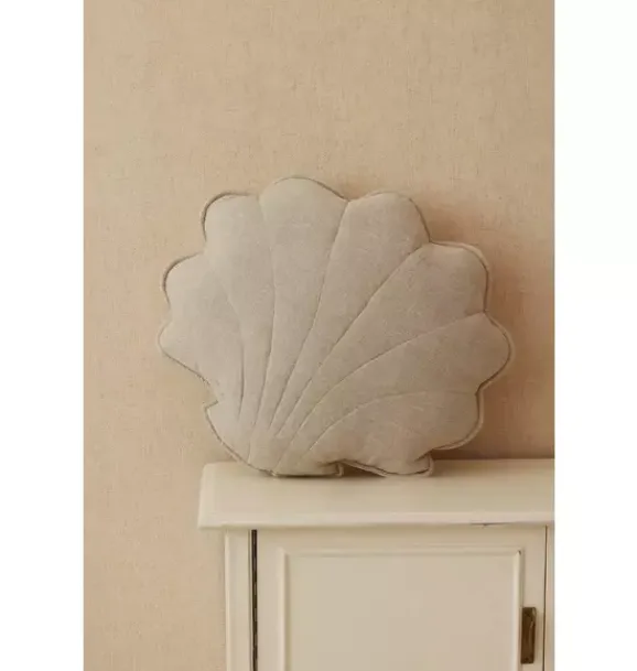 Janie and Jack Decorative Pillows And Throws|Seasonal Décor-Linen "” Shell Pillow sand