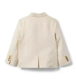 Janie and Jack Suiting|Blazers & Vests-Linen-Cotton Blazer light khaki