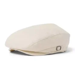 Janie and Jack Suiting|Hats & Gloves-Linen-Cotton Newsboy Cap light khaki