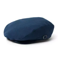 Janie and Jack Hats & Gloves|Suiting-Linen-Cotton Newsboy Cap night sky navy