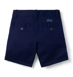Janie and Jack Shorts-Linen-Cotton Short merchant marine