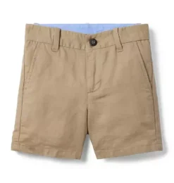 Janie and Jack Shorts-Linen-Cotton Short jack khaki