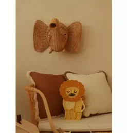 Janie and Jack Lighting-Lion Lamp yellow