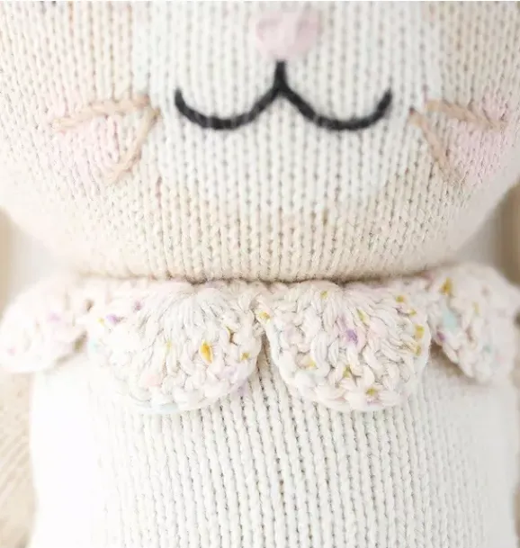Janie and Jack Stuffed Animals-Little Hannah the bunny white