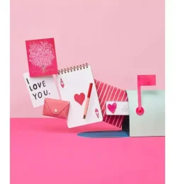 Janie and Jack Stationery-Little Notes&reg; Frannie Pack - bubblegum