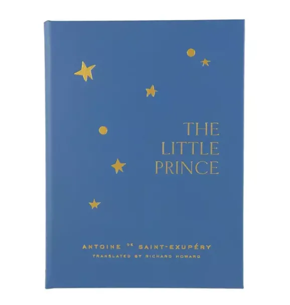 Janie and Jack Books-LITTLE PRINCE LEATHER EDITION blue