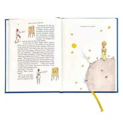 Janie and Jack Books-LITTLE PRINCE LEATHER EDITION blue