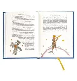 Janie and Jack Books-LITTLE PRINCE LEATHER EDITION blue