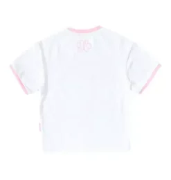 Janie and Jack Kids Clothing-Little Sister Crewneck T-Shirt white/pink