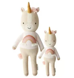 Janie and Jack Stuffed Animals-Little Zara the unicorn light beige