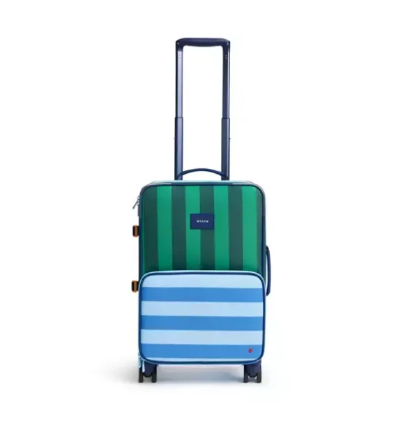 Janie and Jack Kids Accessories-Logan Carry-On Suitcase stripe