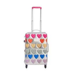 Janie and Jack Luggage|Kids Accessories-Logan Carry-On Suitcase patchwork hearts