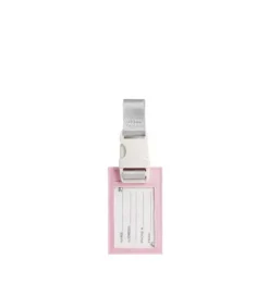 Janie and Jack Kids Accessories|Luggage-Logan Luggage Tag pink/silver
