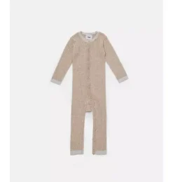 Janie and Jack Baby Clothing-Long Sleeve Jumpsuit No Footie - Hug Me oat
