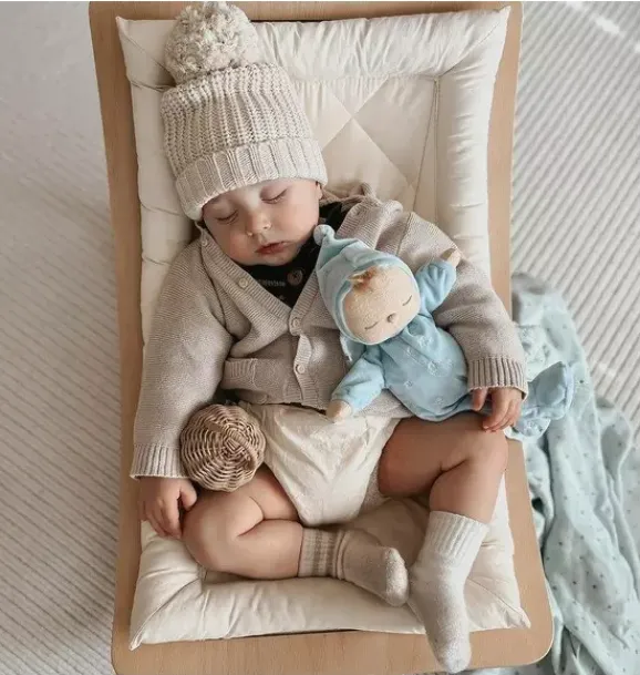 Janie and Jack Dolls-Lullaby Dozy Dinkums - Leo - baby blue