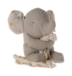 Janie and Jack Baby Accessories-Lullaby Friends, Elephant - iron grey