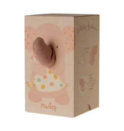 Janie and Jack Baby Accessories-Lullaby Friends, Elephant - old rose