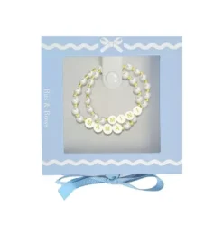 Janie and Jack Jewelry|Kids Accessories-Mama & Mini Pearl Bracelet Gift Set white