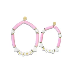 Janie and Jack Jewelry|Kids Accessories-Mama & Mini Bracelet Gift Set pink