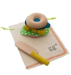 Janie and Jack Development Toys-Mamagoto Bagel Picnic Play Set multi