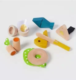 Janie and Jack Development Toys-Mamagoto Bagel Picnic Play Set multi