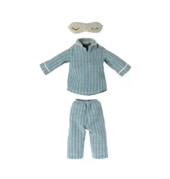 Janie and Jack Stuffed Animals-Medium Mouse in Pyjamas multi