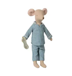 Janie and Jack Stuffed Animals-Medium Mouse in Pyjamas multi