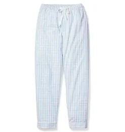 Janie and Jack Adult Pajamas|Petite Plume-Men's Pant Separates light blue gingham