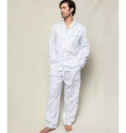 Janie and Jack Adult Pajamas|Petite Plume-Men's Pajama Set in bateau