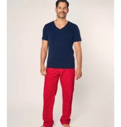 Janie and Jack Adult Pajamas|Petite Plume-Men's Twill Pajama Pant in anchors away