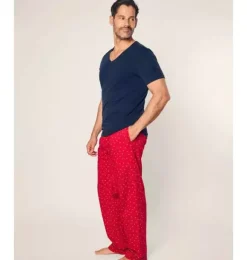 Janie and Jack Adult Pajamas|Petite Plume-Men's Twill Pajama Pant in anchors away