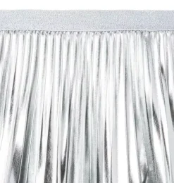 Janie and Jack Skirts & Shorts-Metallic Pleated Skirt silver